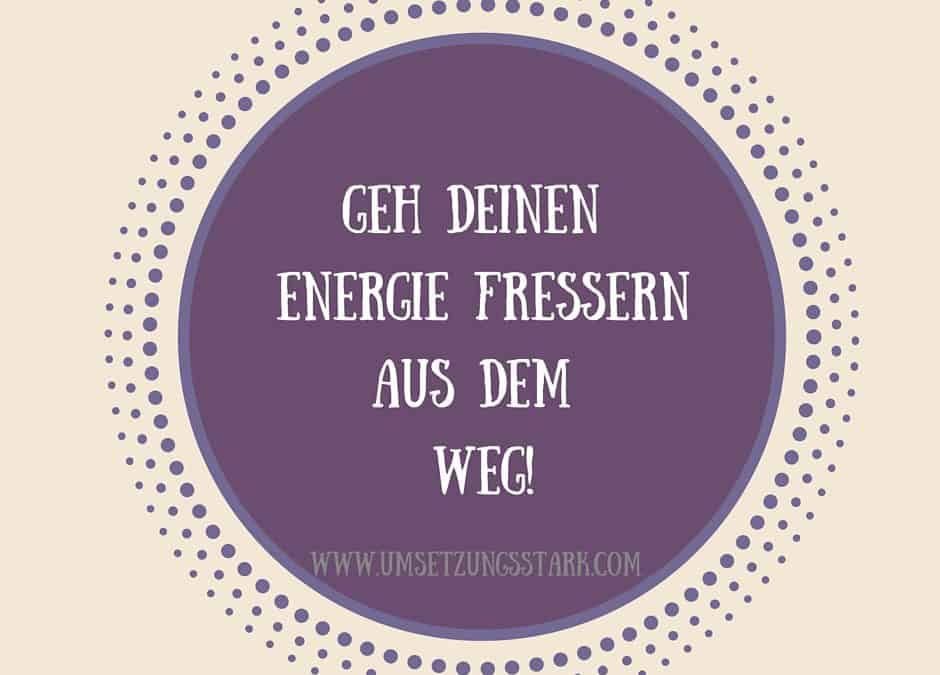 Geh deinen Energiefressern aus dem Weg!