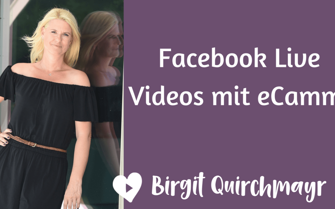 Software Live Streaming für Mac – eCamm Live für deine Facebook Live Videos (nur für MAC)