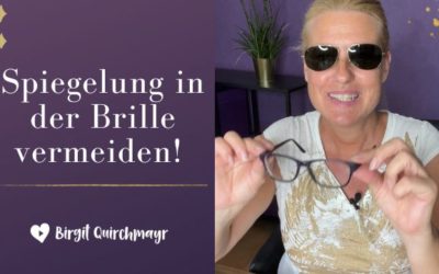 Spiegelung in der Brille bei (Live) Videos – so bekommst du sie weg!