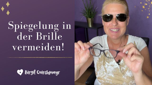 Spiegelung in der Brille bei (Live) Videos – so bekommst du sie weg!