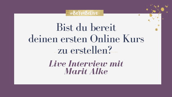 Bist du bereit deinen ersten Online Kurs zu erstellen?