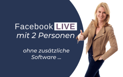 Facebook Live mit 2 Personen (ohne Zoom)!