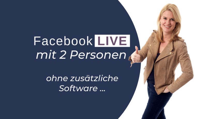 Facebook Live mit 2 Personen (ohne Zoom)!