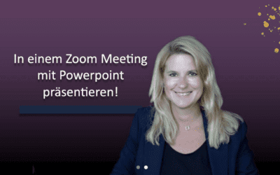 In einem Zoom Meeting mit Powerpoint präsentieren