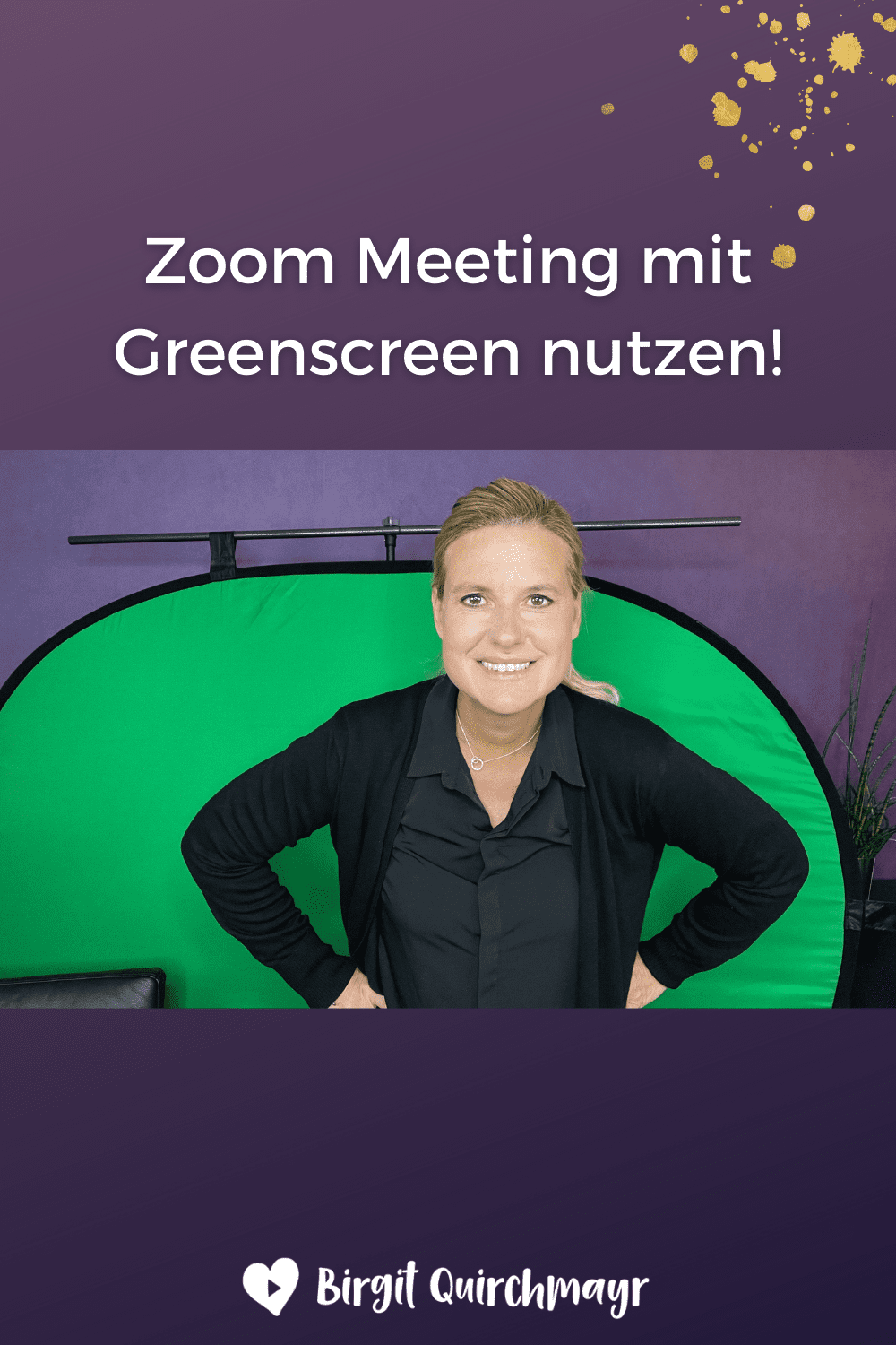 Zoom Meeting mit Greenscreen nutzen Pinterest