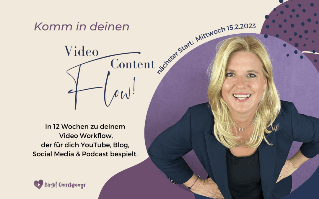 Online Programm Video Content FLOW