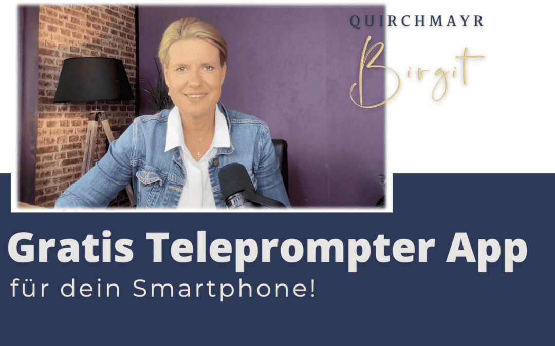 Gratis Teleprompter App für dein Smartphone