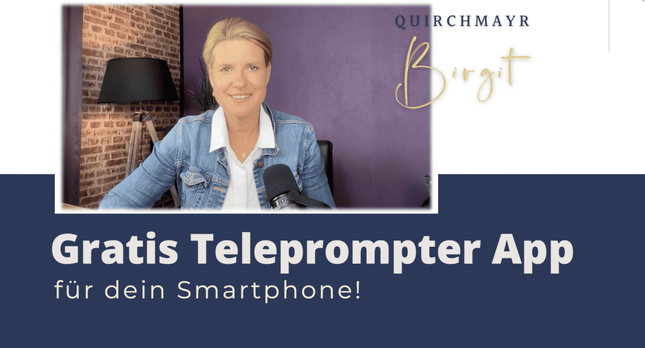 Vorschaubild zum YouTube-Video: Gratis Teleprompter-App fürs Smartphone