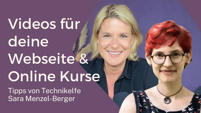 Videos und WordPress – Tipps von Technikelfe Sara Menzel-Berger