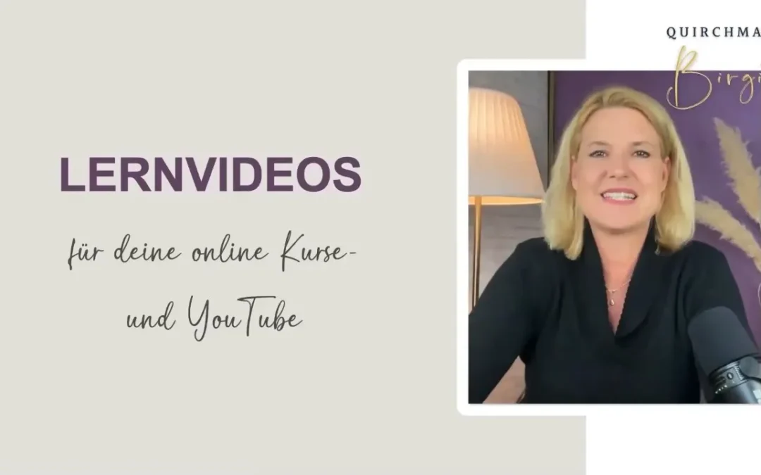 Lernvideos für deine Online-Kurse und YouTube – Webinaraufzeichnung