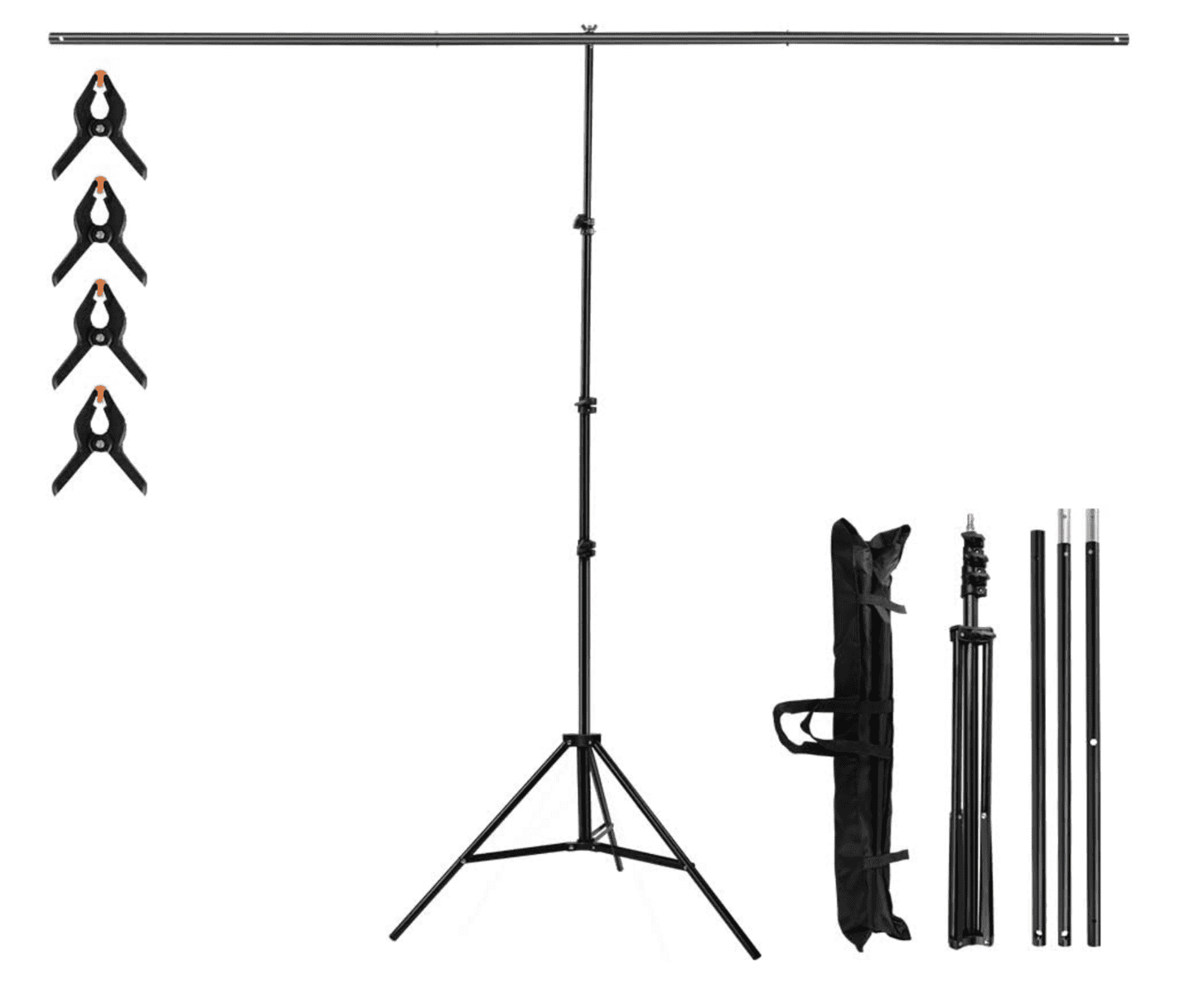 Hintergrundständer T-Form für Fotohintergründe YouTube Videos