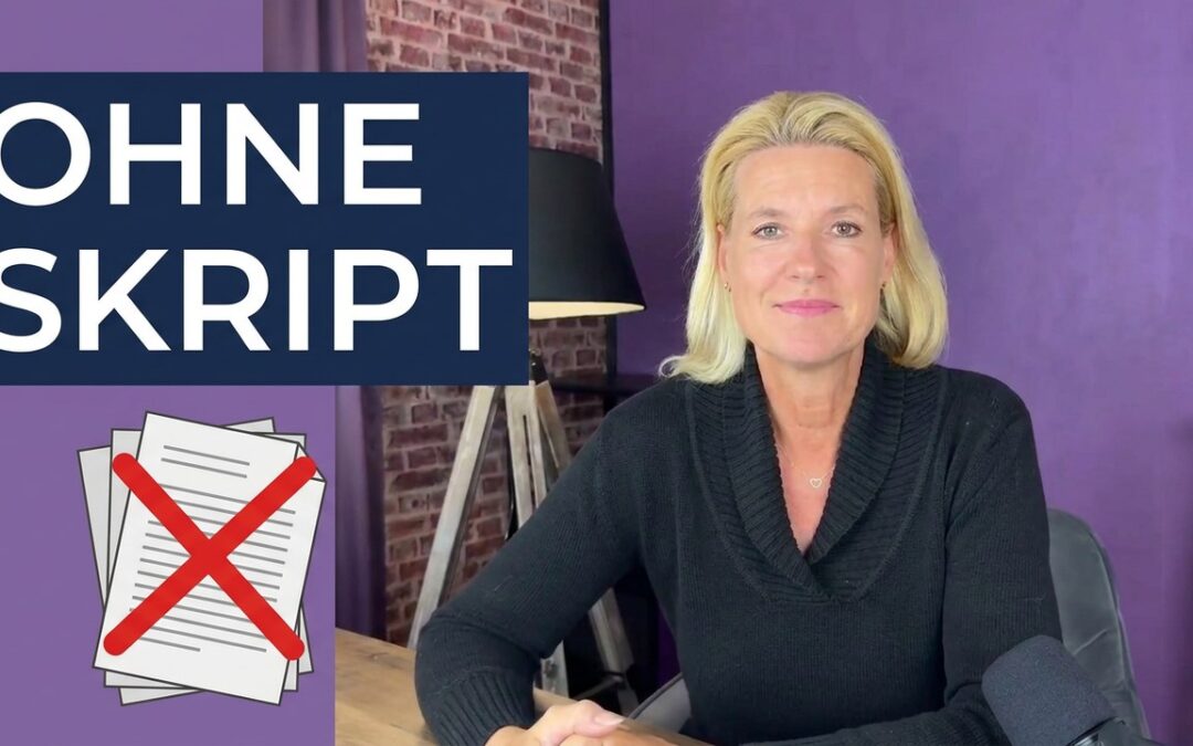 Frei vor der Kamera sprechen: meine 3 Schritte