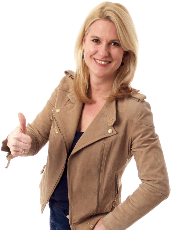 Birgit Quirchmayr mit Daumen hoch