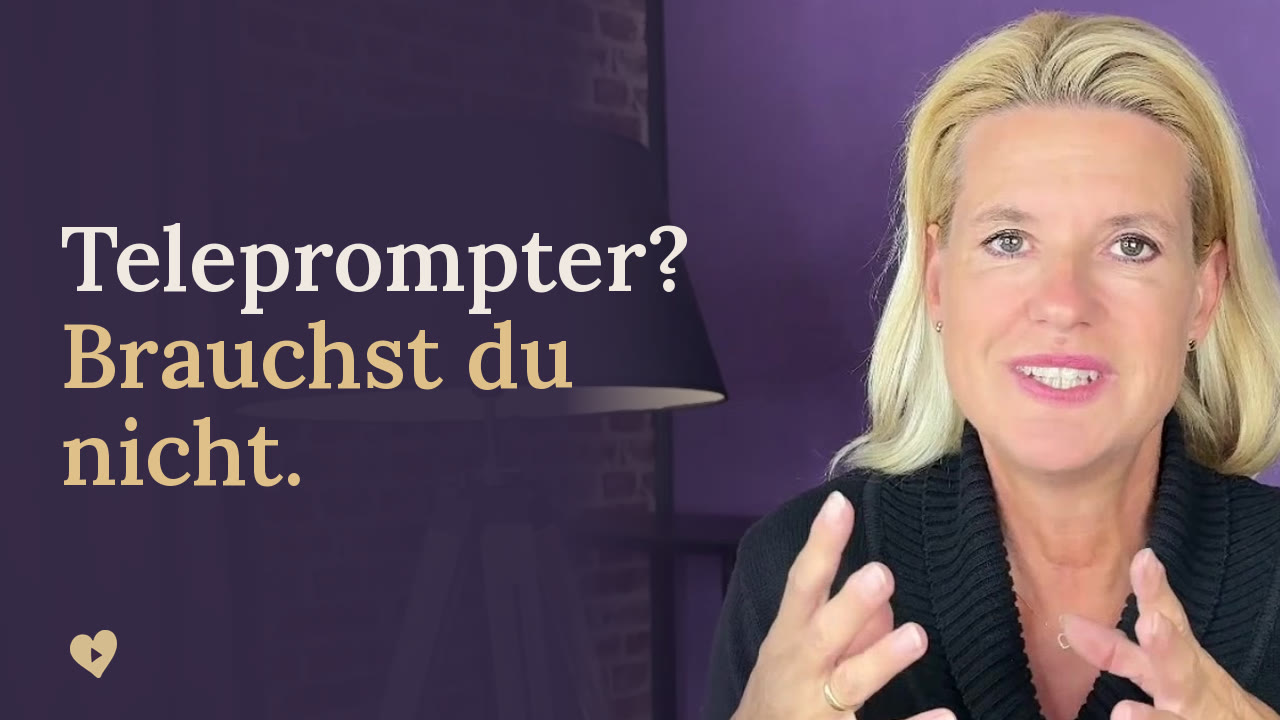 Vorschaubild zum YouTube-Video: Frei vor der Kamera sprechen – meine 3 Schritte