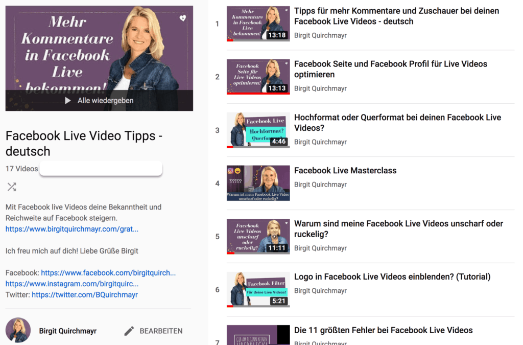 Facebook Live Tipps